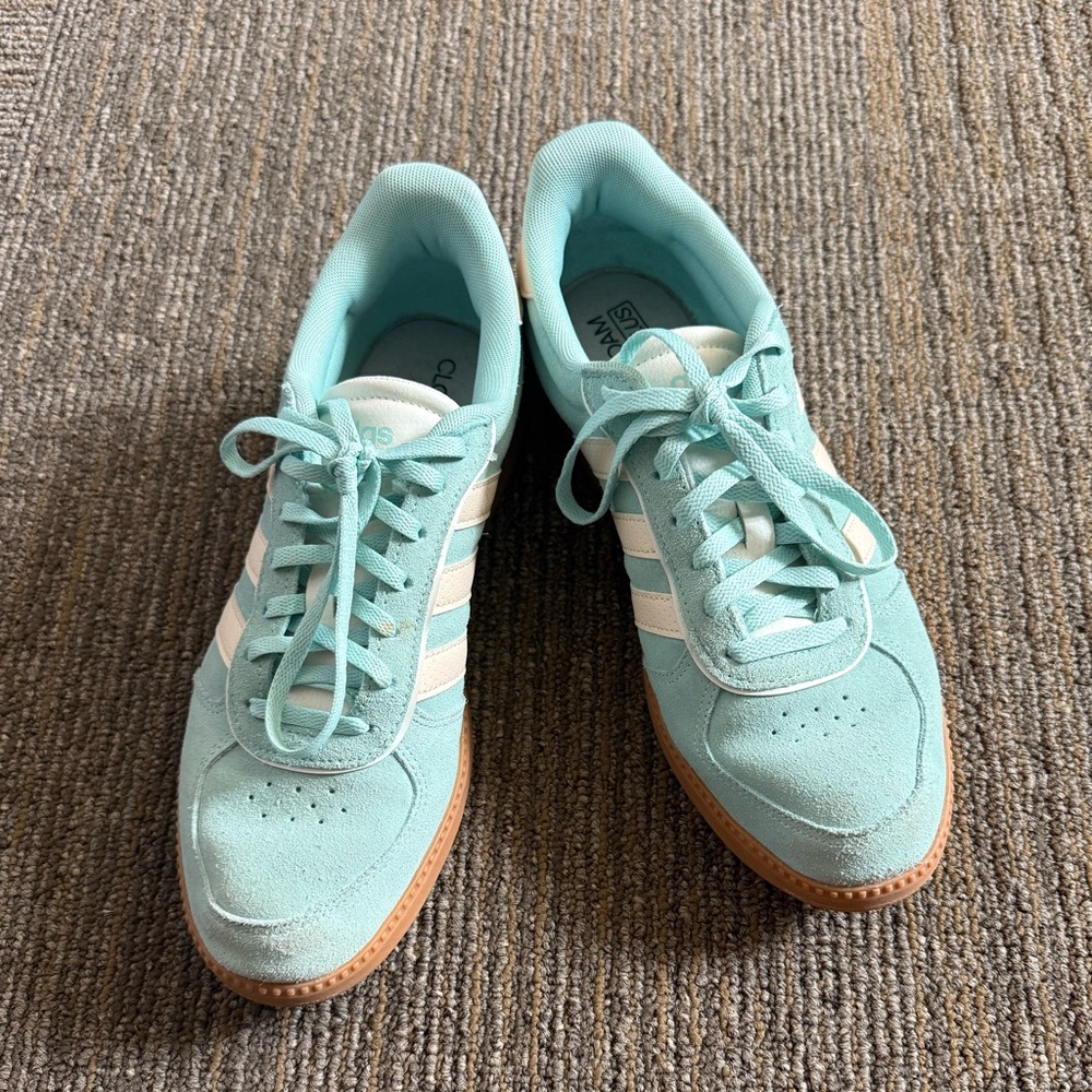 Blue adidas sneakers